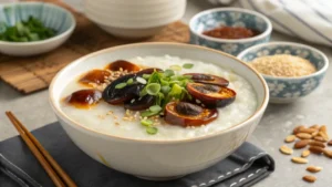 Century Egg Congee – Silky, Savory & Comfort in a Bowl