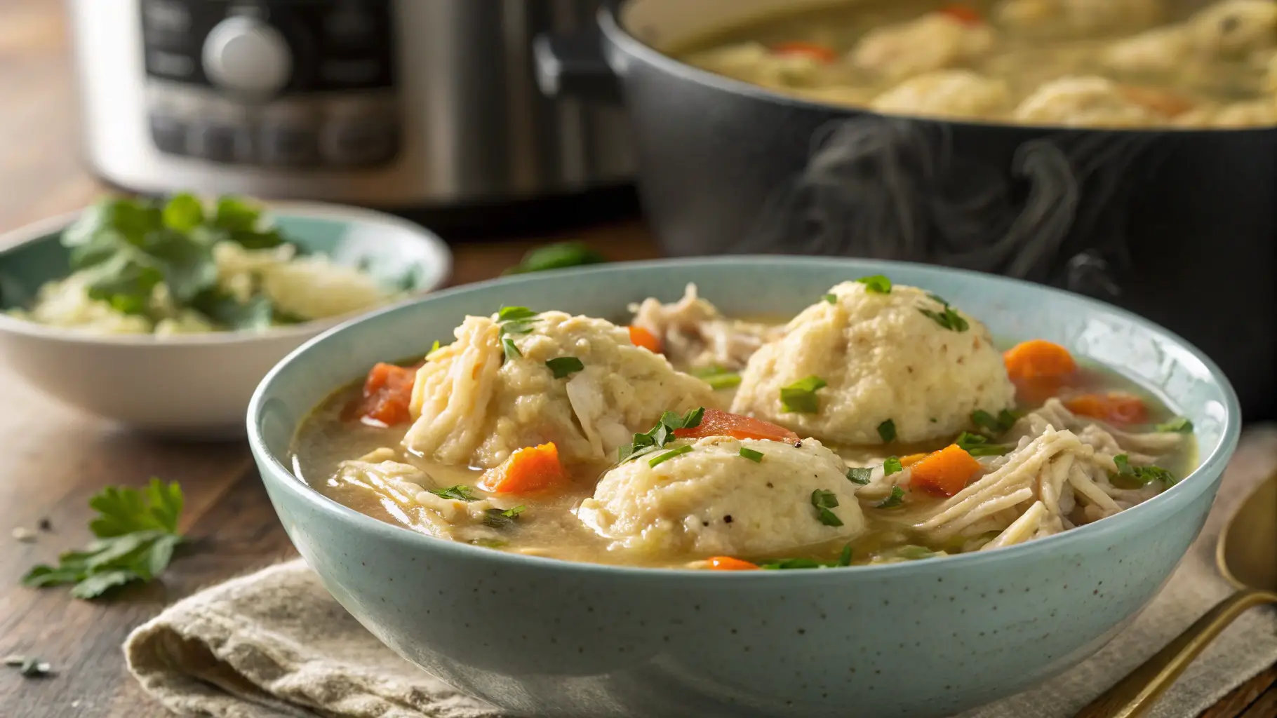 Instant Pot Chicken and Dumplings – Comforting, Easy & Ready in 30 Minutes